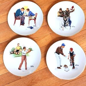 Vintage Norman Rockwell ~ Gorham Fine China ~ Four Seasons